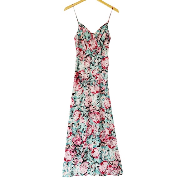 Felicity & Coco long floral retro dress size XSP - Picture 1 of 7